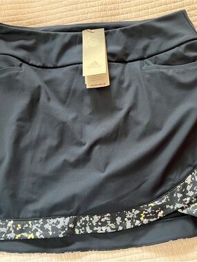 Adidas Navy Blue Skort with Clean Design